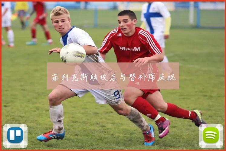 菲利克斯助攻后与替补席庆祝