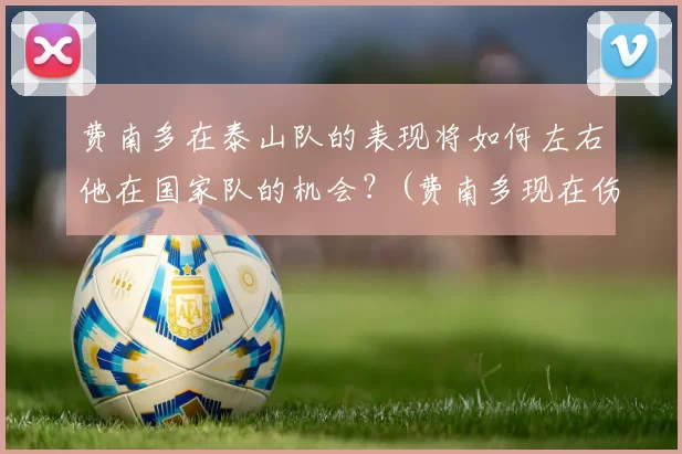 费南多在泰山队的表现将如何左右他在国家队的机会？(费南多现在伤势恢复的怎么样)